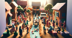 Transfrauen in Indien helfen bei der Impfung von Kindern