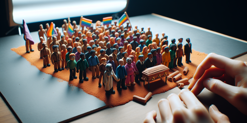 HIV-Aktivisten inszenieren symbolische Beerdigung gegen Trumps Haushaltskürzungen