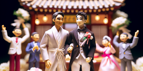 Sichtbares Signal für LGBTIQ+ - Marco Ferrara heiratet Jiho trotz Eheverbot in Südkorea