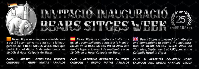 Poster Bears Sitges Week