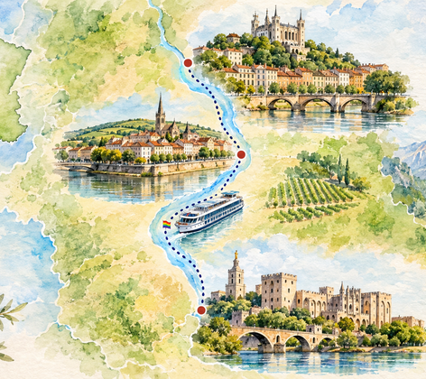 Burgundy & Provence River Cruise 2027