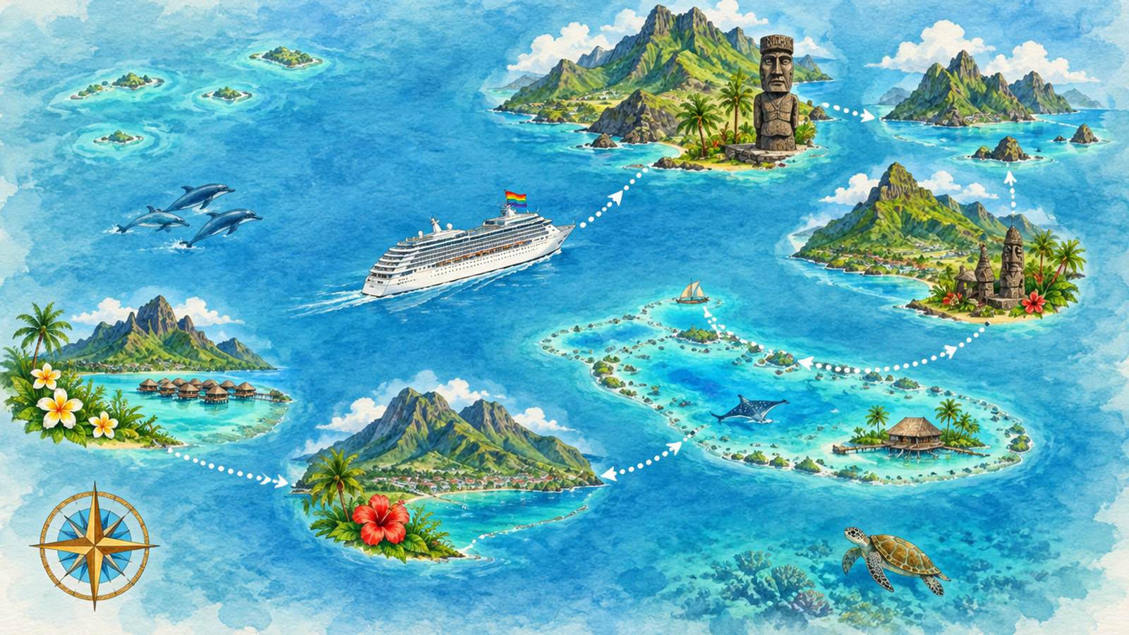 Luxury French Polynesia Cruise: Tahiti, Marquesas and Society Islands 2027