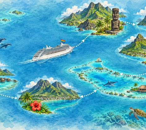 Luxury French Polynesia Cruise: Tahiti, Marquesas and Society Islands 2027
