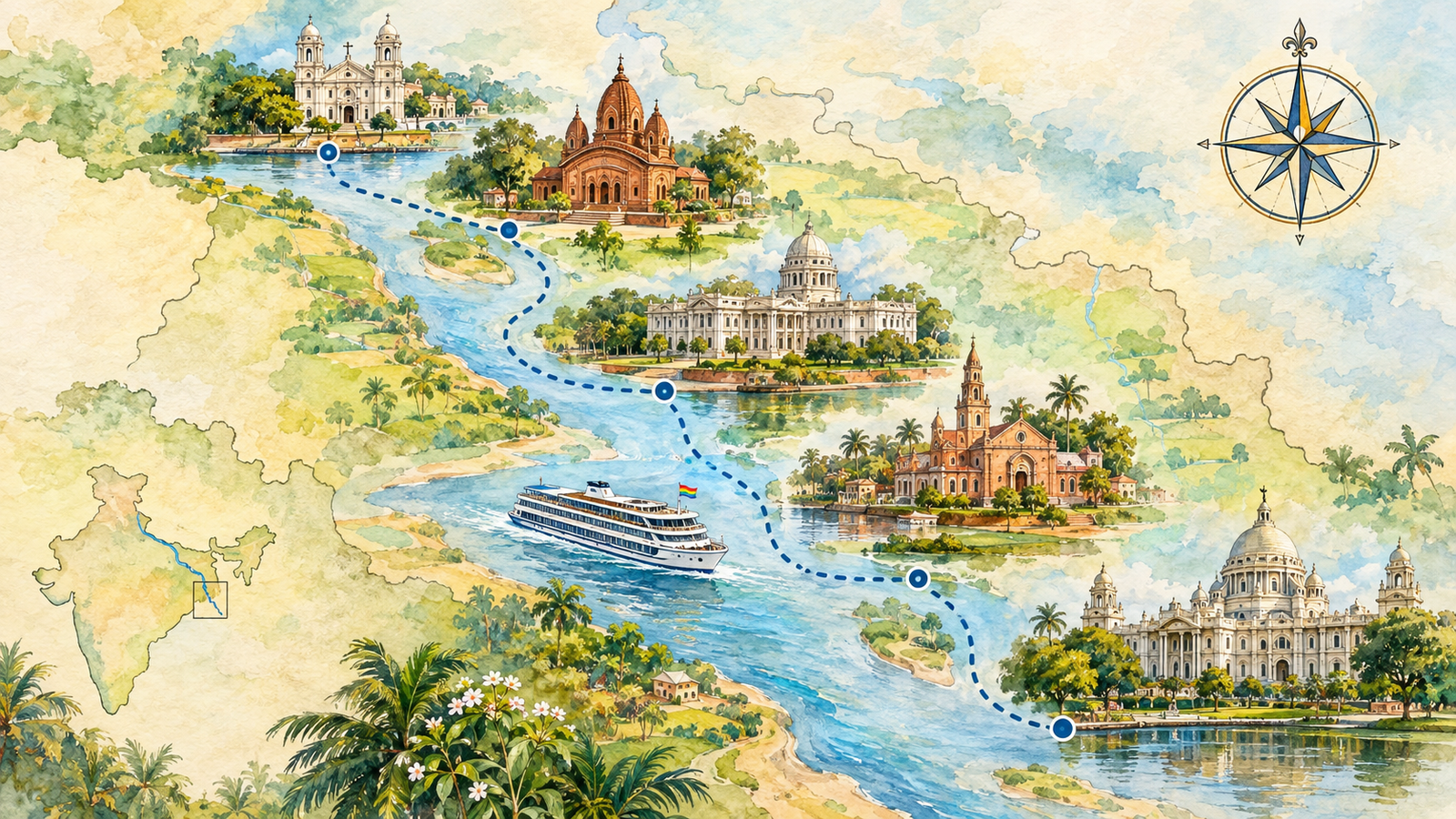 India & The Ganges River Cruise 2027