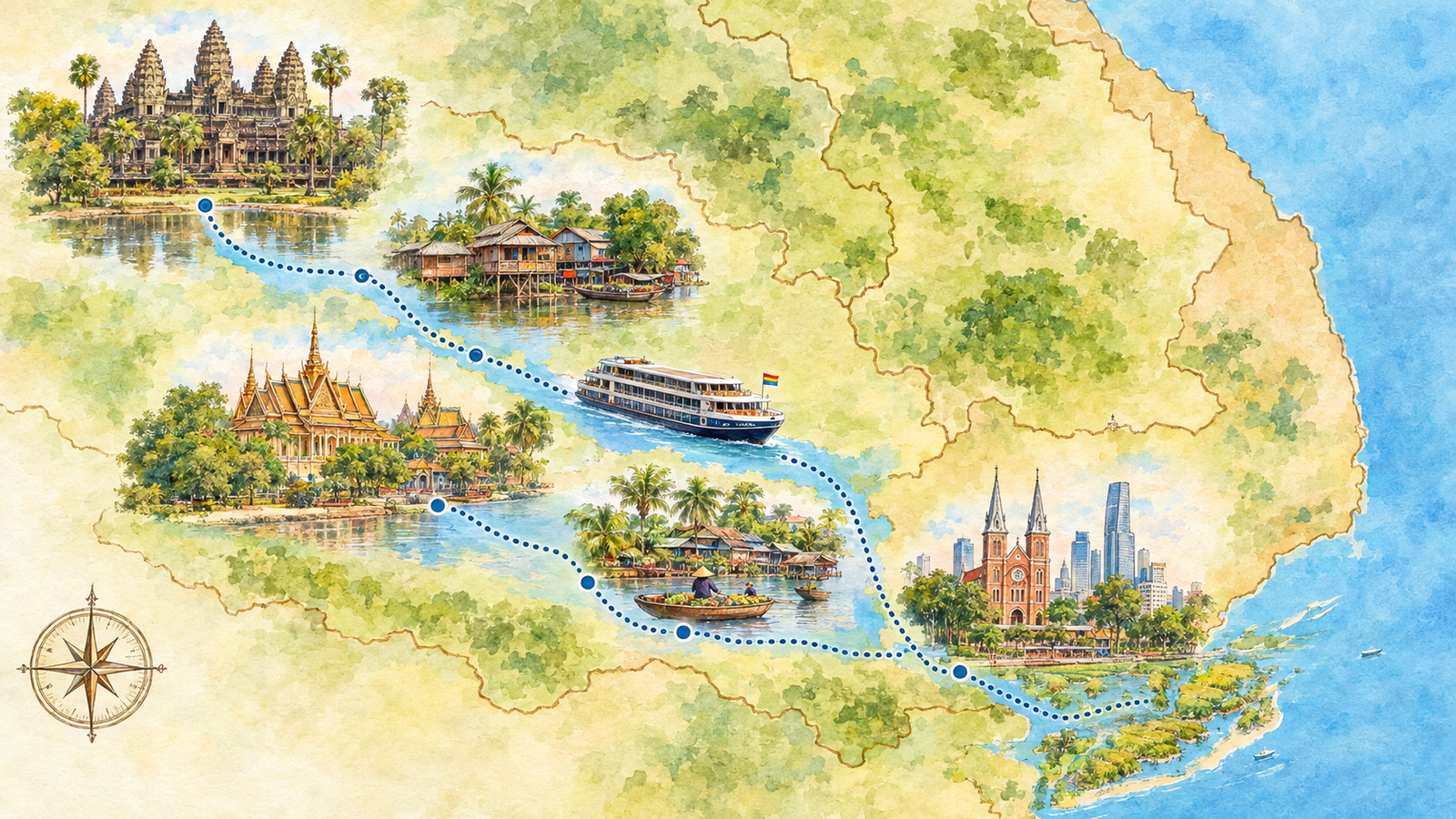 Cambodia, Vietnam and Mekong Symphony River Cruise 2027