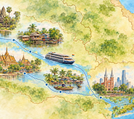 Cambodia, Vietnam and Mekong Symphony River Cruise 2027