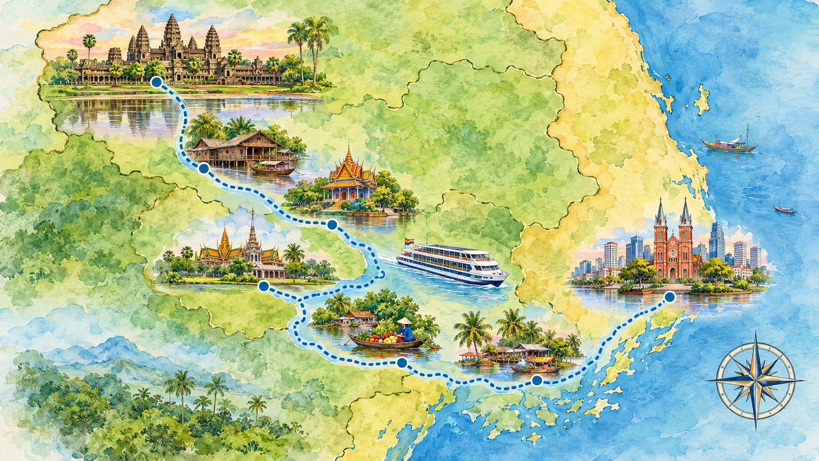 Cambodia, Vietnam and Mekong Jewel River Cruise 2027
