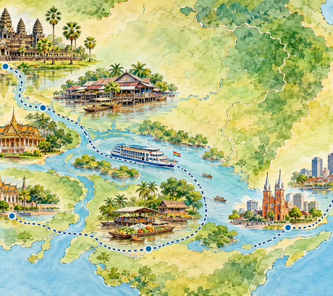 Cambodia, Vietnam and Mekong Symphony River Cruise II 2027