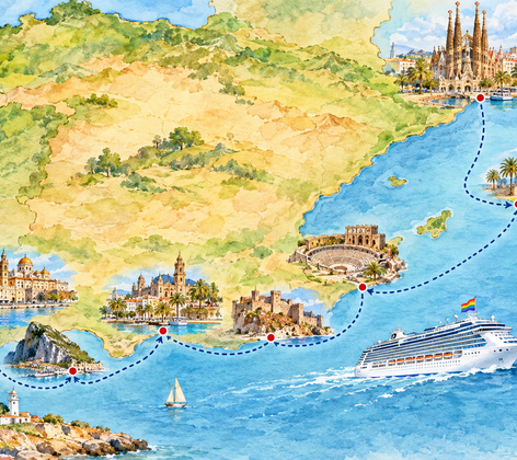 Barcelona to Lisbon Luxury Cruise