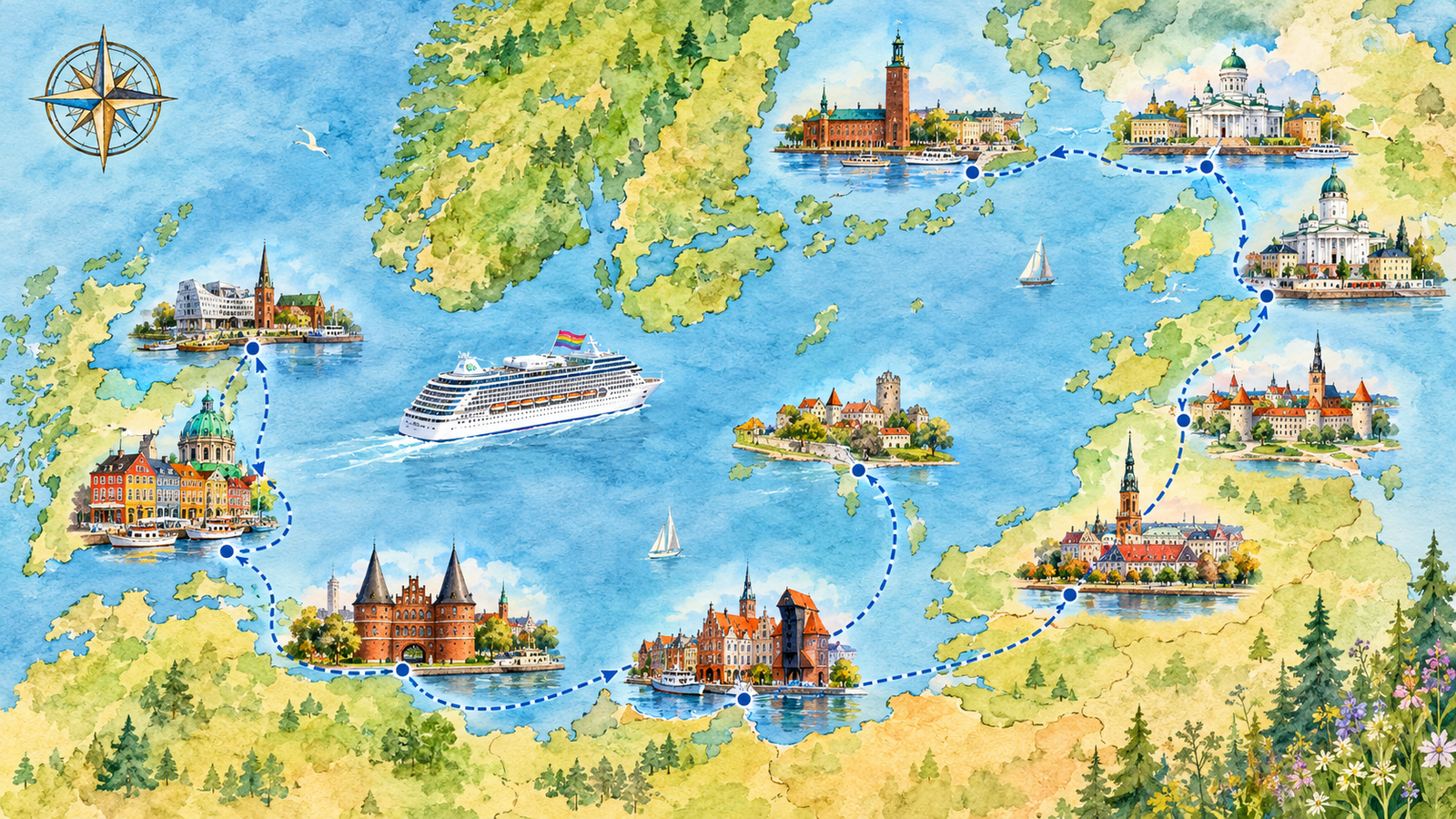 Atlantis Copenhagen to Stockholm Cruise 2027