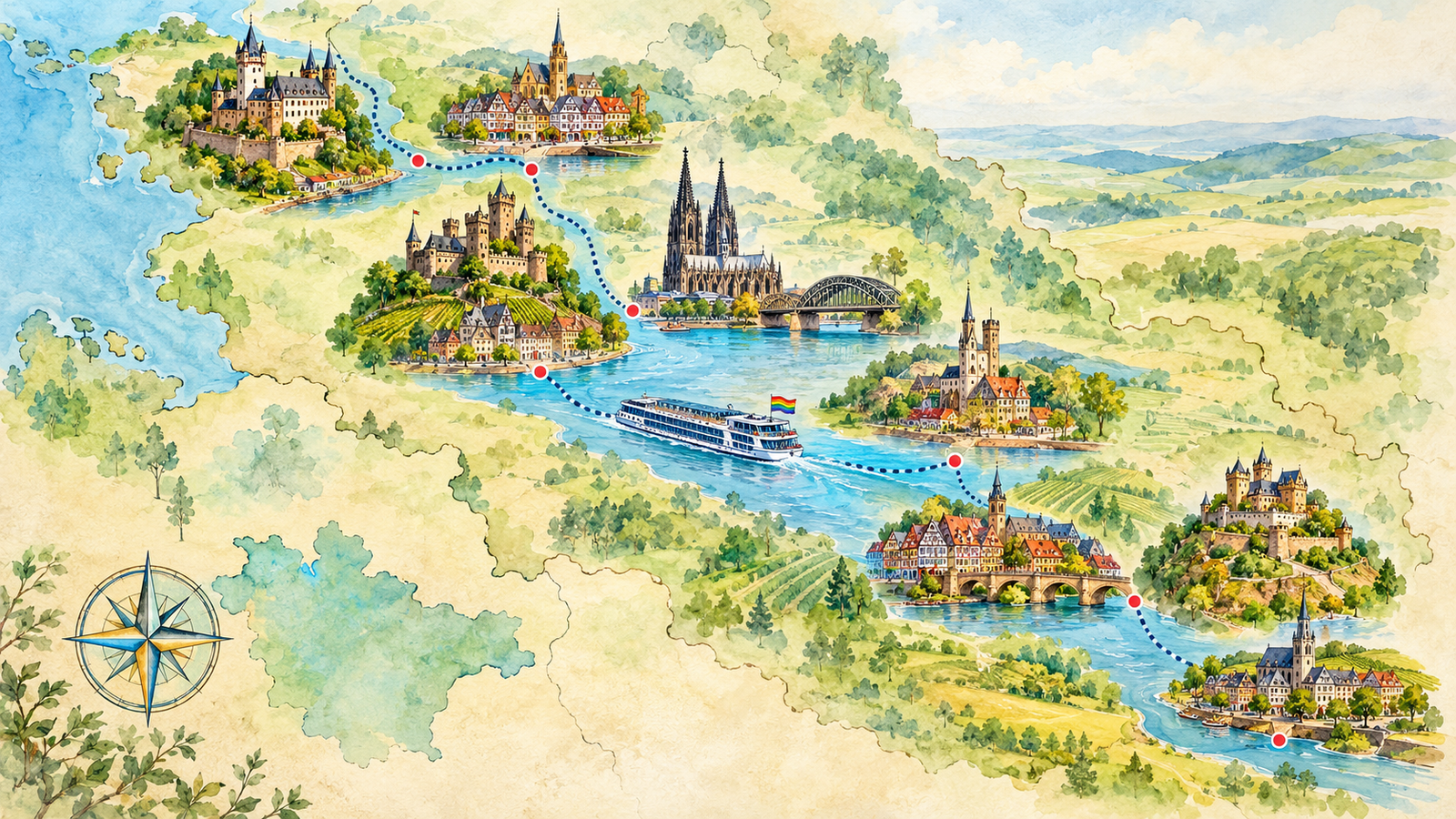 Brand g Castles of the Rhine River Cruise 2028