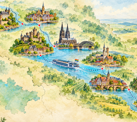 Brand g Castles of the Rhine River Cruise 2028