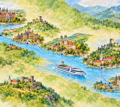 Brand g Bucharest to Budapest Danube River Cruise 2028