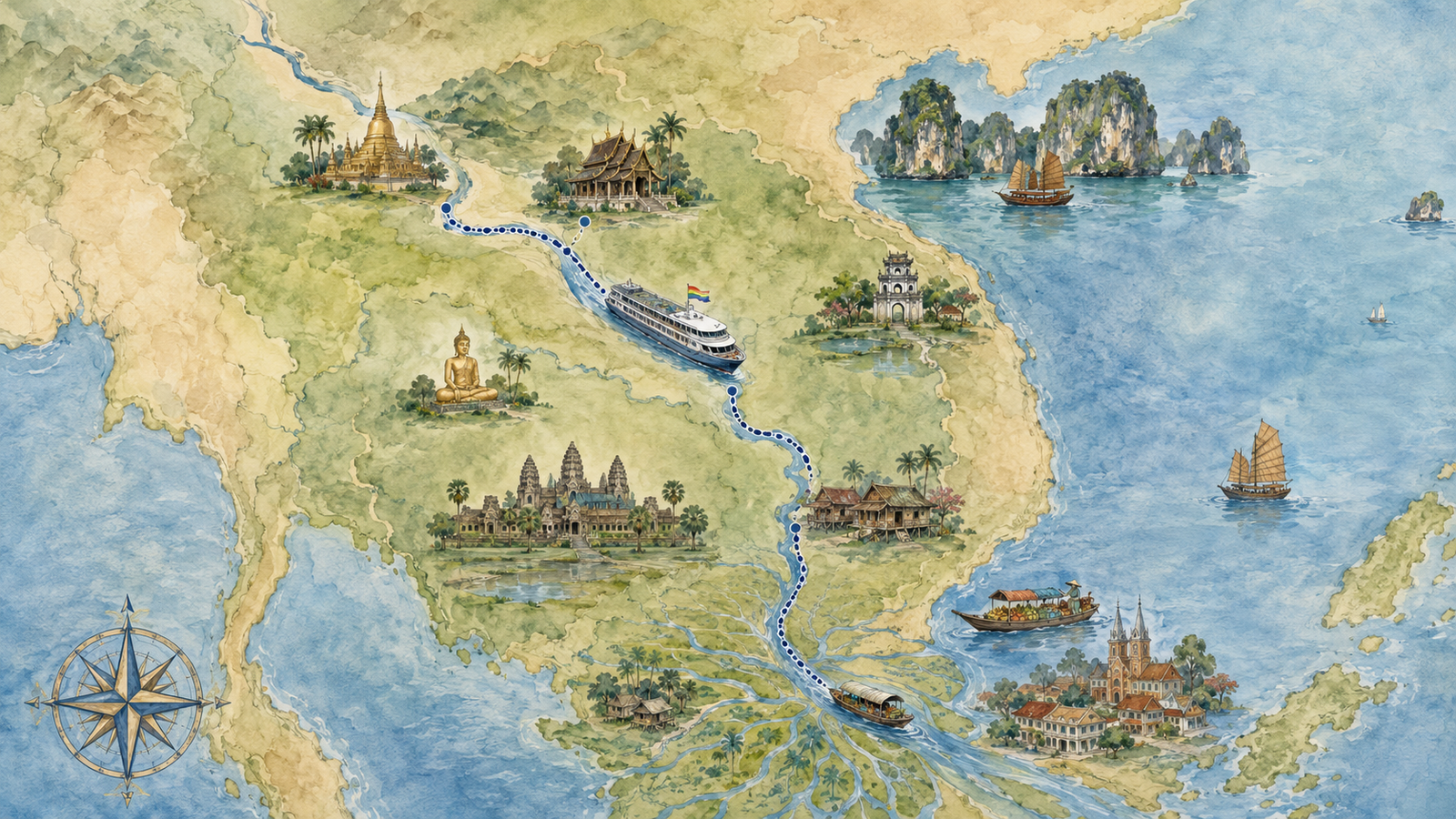 Brand g Cambodia, Vietnam and Mekong Jewel River Cruise 2028