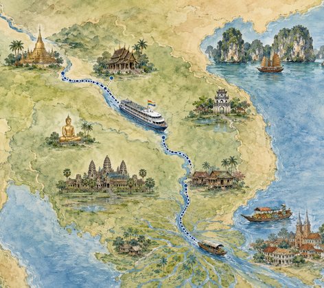 Brand g Cambodia, Vietnam and Mekong Jewel River Cruise 2028