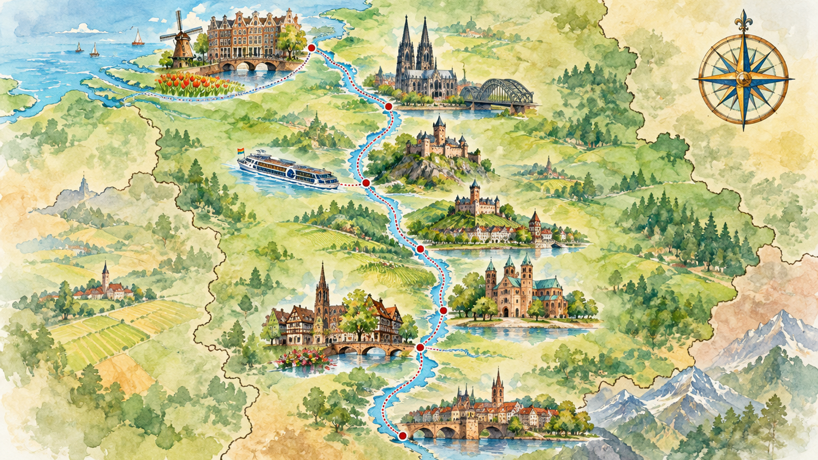 Castles of the Rhine River Cruise 2027