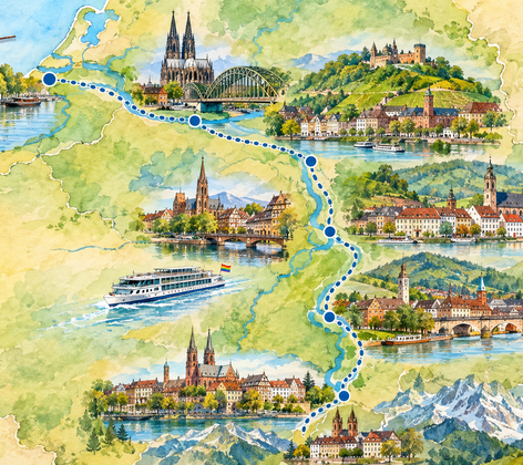 Olivia Amsterdam to Switzerland Riverboat Cruise 2028