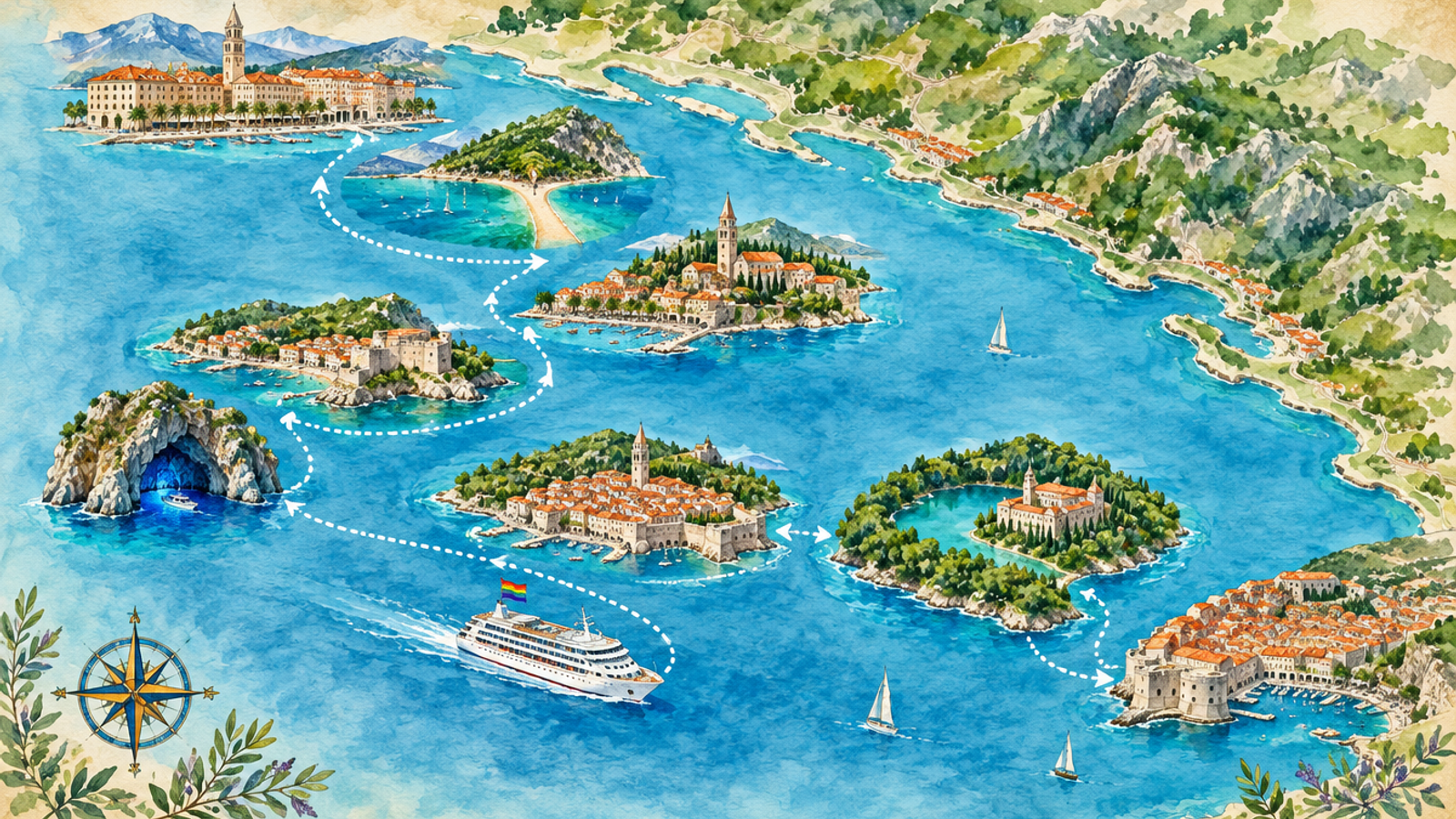 Out Adventures Croatia Gay Dalmatia Cruise II 2027