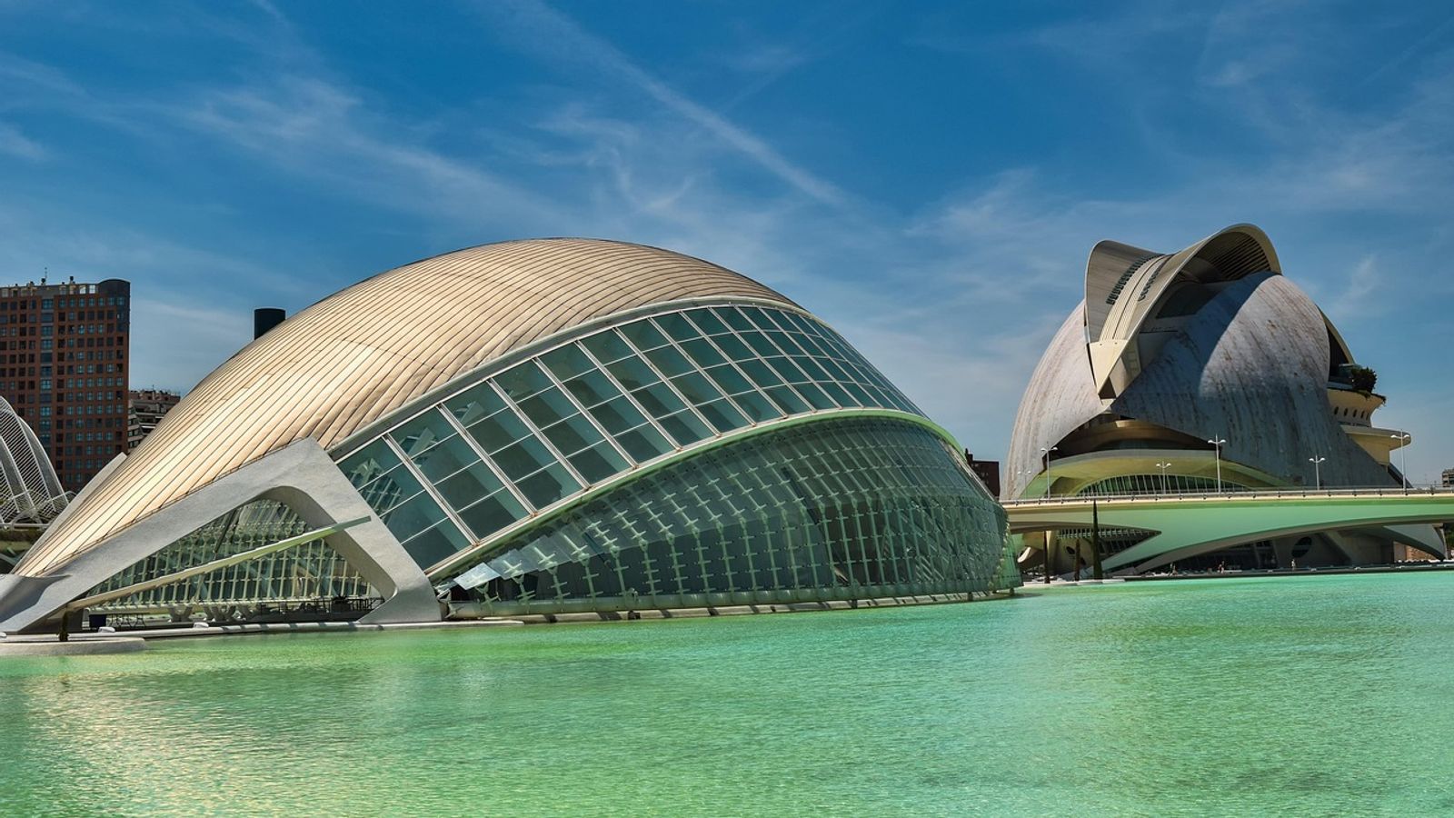 Valencia — beach and city on the Mediterranean