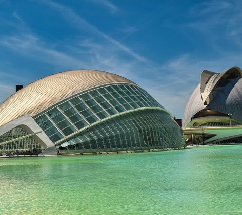 Valencia — beach and city on the Mediterranean